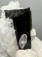 Load image into Gallery viewer, Dark Green Cap Stak Nala Tourmaline on Cleavelandite Matrix – Haramosh Mountains, Pakistan

