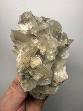Load image into Gallery viewer, LARGE Silvery Bladed “Rose” Calcite Cluster – Yaogangxian Mine, Hunan, China
