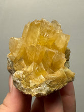 Load image into Gallery viewer, Golden Glow Calcite Cluster | Maharashtra, India
