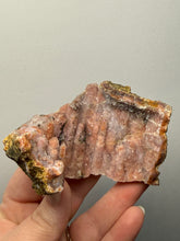 Load image into Gallery viewer, “Goblin Chalcedony” Pink &amp; Orange Druzy Botryoidal Stalactites — Tichka Massif, High Atlas, Morocco
