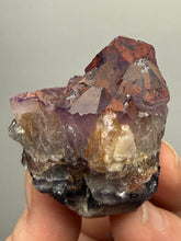 Load image into Gallery viewer, Premium Hematite-Phantom Deep Magenta Ametrine Cluster | Deccan Traps, India | Collector Mineral Specimen
