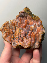 Load image into Gallery viewer, “Goblin Chalcedony” Pink &amp; Orange Druzy Botryoidal Stalactites — Tichka Massif, High Atlas, Morocco
