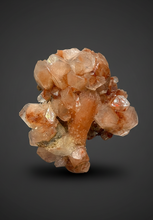 Load image into Gallery viewer, Rare Red Druzy Apophyllite with Red Stilbite Cluster | India | Collector Mineral Specimen
