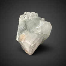 Load image into Gallery viewer, Gemmy Clear Apophyllite &amp; Pink Stilbite on Druzy Chalcedony | Zeolite Specimen | Maharashtra, India
