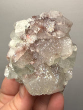 Load image into Gallery viewer, Druzy Green Apophyllite with Druzy Red &amp; Green Heulandite – Deccan Traps, Maharashtra, India
