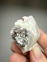 Load image into Gallery viewer, High-Grade Naturally Faceted Red Spessartine Garnet on Matrix — Skardu, Pakistan
