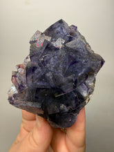 Load image into Gallery viewer, High Grade Purple YGX Fluorite Cluster – Yaogangxian Mine, Hunan, China | Collector Mineral Specimen
