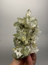 Load image into Gallery viewer, Chlorite-Included Quartz Cluster (Green Phantom Quartz) | Double Sided | Pakistan Mineral Specimen
