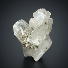 Load image into Gallery viewer, Gemmy Clear Apophyllite with Okenite + Green Heulandite | Zeolite Specimen | Maharashtra, India

