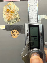 Load image into Gallery viewer, Hessonite Garnet Cluster on Matrix – Thumbnail Collector Specimen from Pakistan | High-Grade Orange-Red Garnet Crystals
