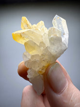 Load image into Gallery viewer, High Grade Golden Iron-Stained Himalayan Quartz Cluster | Rare Pakistan Mineral Specimen | Collector Display Crystal
