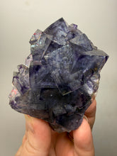 Load image into Gallery viewer, High Grade Purple YGX Fluorite Cluster – Yaogangxian Mine, Hunan, China | Collector Mineral Specimen
