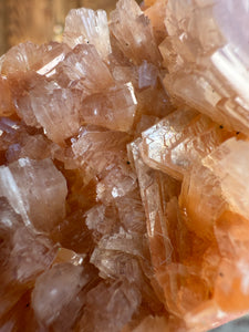 Orange Gem Heulandite • Maharashtra, India
