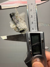 Load image into Gallery viewer, Self-healed Blue and Green Cap Stak Nala Tourmaline w Double Terminated Quartz on Cleavelandite Matrix – Haramosh Mountains, Pakistan
