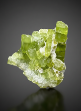 Load image into Gallery viewer, Lime Green Tourmaline on Matrix– Pegmatite Mineral Specimen from Pakistan
