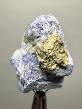 Load image into Gallery viewer, Afghan Lazurite Specimen | Deep Blue Lapis-Grade Crystal on Matrix | Collector Display Mineral
