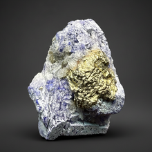 Load image into Gallery viewer, Afghan Lazurite Specimen | Deep Blue Lapis-Grade Crystal on Matrix | Collector Display Mineral
