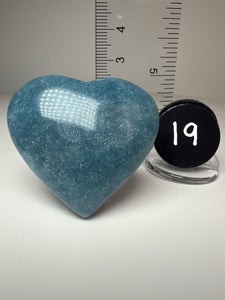 Blue Trolleite from Brazil • Heart