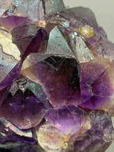 Load image into Gallery viewer, Premium Hematite-Phantom Deep Magenta Ametrine Cluster | Deccan Traps, India | Collector Mineral Specimen
