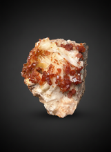 Load image into Gallery viewer, Natural Vanadinite on Matrix | Collector Mineral Specimen | Morocco
