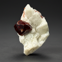 Load image into Gallery viewer, High-Grade Naturally Faceted Red Spessartine Garnet on Matrix — Skardu, Pakistan
