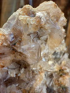 Yellow Diamond Calcite + Pearl Heulandite • Maharashtra, India