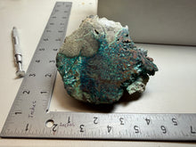 Load image into Gallery viewer, 4” Polished Native Copper in Chrysocolla — Display Specimen (Indonesia)
