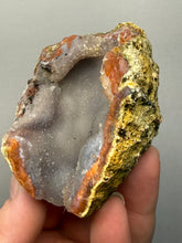 Load image into Gallery viewer, “Goblin Chalcedony” Pink &amp; Orange Druzy Botryoidal Stalactites — Tichka Massif, High Atlas, Morocco
