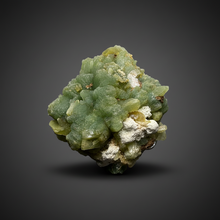 Load image into Gallery viewer, High-Grade Green Heulandite on Peach Stilbite Crystal Cluster | Deccan Traps, Maharashtra, India | Collector Mineral Specimen
