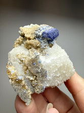 Load image into Gallery viewer, Afghan Lazurite Specimen | Deep Blue Lapis-Grade Crystal on Matrix | Collector Display Mineral
