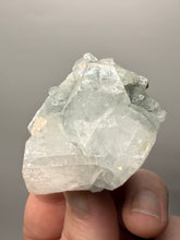 Load image into Gallery viewer, Gemmy Clear Apophyllite &amp; Pink Stilbite on Druzy Chalcedony | Zeolite Specimen | Maharashtra, India
