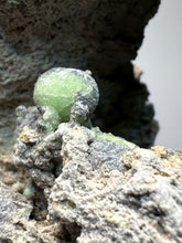 Load image into Gallery viewer, High-Grade Green Wavellite Collectors Specimen - Radiating Botryoidal Crystal Formation - Arkansas, USA
