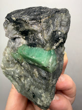 Load image into Gallery viewer, Emerald Variety Green Beryl on Matrix | Northern Bahia, Brazil | Collector Mineral Display Specimen
