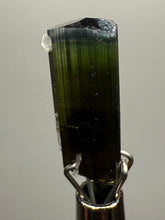 Load image into Gallery viewer, Blue Cap Dark Green Stak Nala Tourmaline with Cleavelandite – Haramosh Mountains, Pakistan | Thumbnail Specimen
