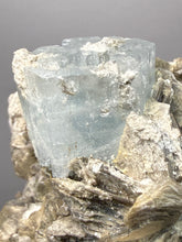 Load image into Gallery viewer, Premium Aquamarine with Mica on Matrix  Collector Mineral Specimen – Nagar Valley, Pakistan

