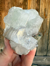 Load image into Gallery viewer, Mint Green Apophyllite w Red Phantoms • Maharashtra, India

