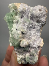 Load image into Gallery viewer, Light Purple Lepidolite with Light Green Tourmaline on Matrix – Pakistan Mineral Specimen | Collector Grade
