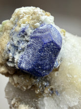 Load image into Gallery viewer, Afghan Lazurite Specimen | Deep Blue Lapis-Grade Crystal on Matrix | Collector Display Mineral
