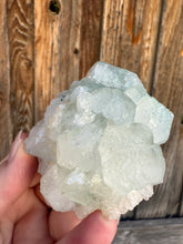 Load image into Gallery viewer, Mint Green Apophyllite Flower Stalactite • Maharashtra, India
