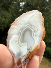 Load image into Gallery viewer, Rare Moroccan White Agate w Incredible Parallax Collected by Indigenous Nomads | Ancient Beauty from the Sahara
