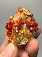 Load image into Gallery viewer, Natural Vanadinite on Matrix | Collector Mineral Specimen | Morocco
