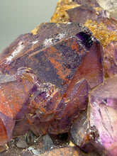 Load image into Gallery viewer, Premium Hematite-Phantom Deep Magenta Ametrine Cluster | Deccan Traps, India | Collector Mineral Specimen
