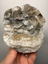 Load image into Gallery viewer, LARGE Silvery Bladed “Rose” Calcite Cluster – Yaogangxian Mine, Hunan, China
