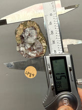 Load image into Gallery viewer, Lustrous Apophyllite over Red Heulandite (Zeolite Pocket) — Deccan Traps, Maharashtra, India
