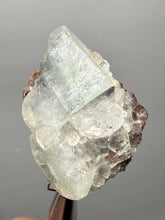 Load image into Gallery viewer, Lustrous Apophyllite over Red Heulandite (Zeolite Pocket) — Deccan Traps, Maharashtra, India
