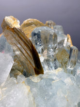 Load image into Gallery viewer, Premium Aquamarine with Mica on Matrix  Collector Mineral Specimen – Nagar Valley, Pakistan
