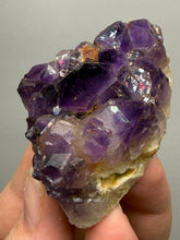 Load image into Gallery viewer, Premium Hematite-Phantom Deep Magenta Ametrine Cluster | Deccan Traps, India | Collector Mineral Specimen
