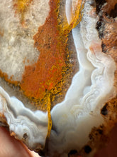 Load image into Gallery viewer, Rare Moroccan Orange Plume Carnelian Agate Collected by Indigenous Nomads | Ancient Beauty from the Sahara
