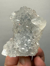Load image into Gallery viewer, Druzy Chalcedony Stalactites with Druzy Clear Apophyllite | Maharashtra, India
