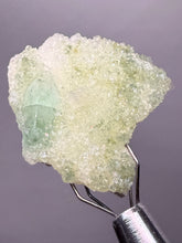 Load image into Gallery viewer, Luminous Mint Apophyllite with Glittering Druzy Sugar Quartz – India

